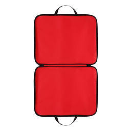 Папка для чертежей и рисунков А3, 470×350×20 мм, с ручками, текстильная, Calligrata Стандарт, Красная, плотность 600D