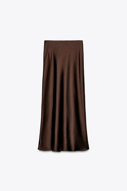 SATIN MIDI SKIRT - Zara фото 15