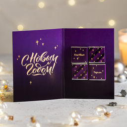 Открытка 4 шоколадки Раз, два, три, ёлочка гори! - 8 чудо фото 3