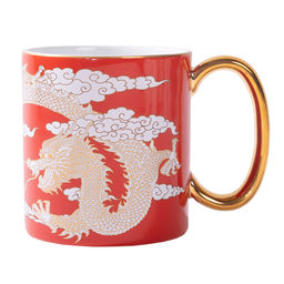 42946 GIPFEL Кружка DRAGON 400 мл. Материал: фарфор. Цвет: красный.