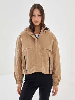 Kap??onlu Oversize Kad?n ?i?me Mont