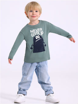 лонгслив 1ПДЛД4334001 - Апрель фото 3