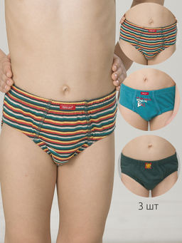 Уценка Pelican 3шт. в упаковке BULB3295(3) трусы для мальчиков
