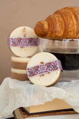 СКРАБ КОНДИЦИОНЕР ДЛЯ ТЕЛА КОФЕЙНОЕ ОБЛАКО: с измельченной люфой, 60 гр (с коробкой)