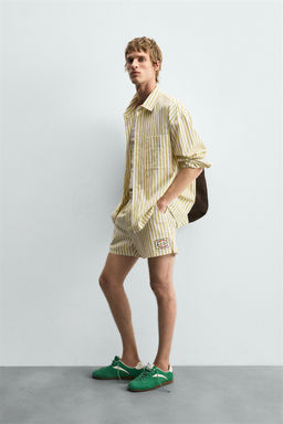 STRIPED SHIRT WITH POCKET - Zara фото 12