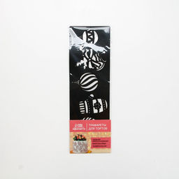 Цена за 5 шт. Трафарет для торта на Новый год Новогодние аксессуары, 32?10 см - KONFINETTA фото 3