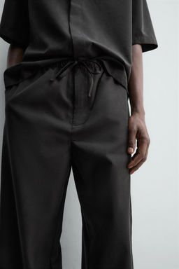 FLOWING RELAXED FIT TROUSERS - Zara фото 5