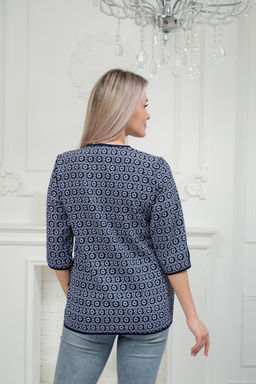 Кофта женская из милано Анфиса лепестки - Амадэль фото 3