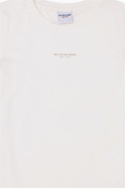 Футболка цвета экрю для мальчика - U.s. polo assn фото 10