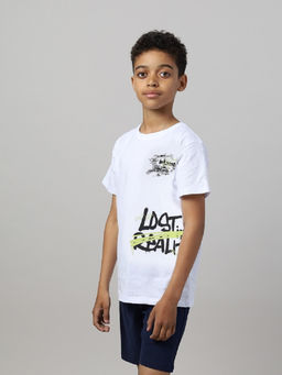 CRB wear / CSJB 64038-20-435 Футболка для мальчика,белый/Ex.Cherubino  фото 2