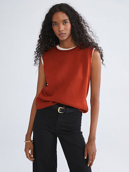 Bisiklet Yaka Kad?n Triko S?veter