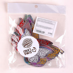 Набор для украшения Бабочки, серебряный слой, 12 штук, цвета МИКС - Страна карнавалия фото 5