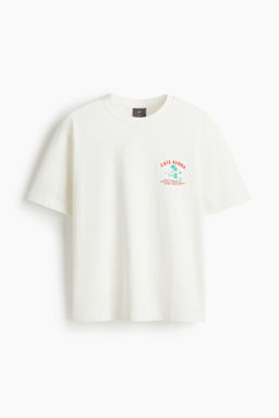 Camiseta con motivo estampado Loose Fit