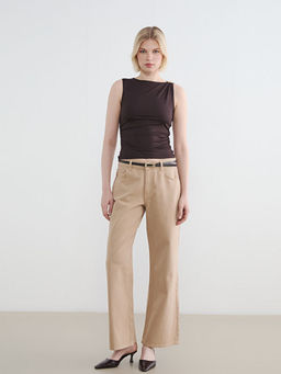 Bisiklet Yaka B?zg?l? Bluz