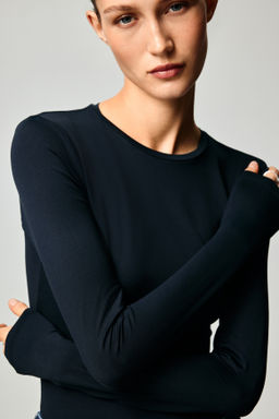 Camiseta de microfibra de manga larga - H&m фото 7