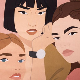 Полотенце пляжное Этель Girls power 96х146 см, 100% хлопок  фото 6