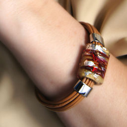 Браслет из муранского стекла