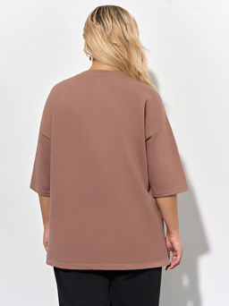 Футболка 0087-18 капучино - Dora фото 10