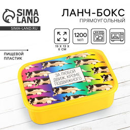 Ланч - бокс прямоугольный «За любой движ, кроме подвижного», 1200 мл