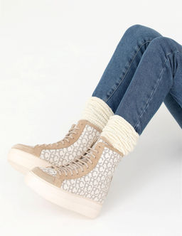 Bej Sneaker