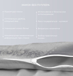 Постельное белье Джуно Евро + 4 наволочки - Ecotex фото 4