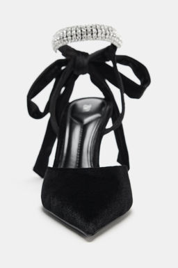 RHINESTONE SLINGBACK SHOES - Zara фото 3