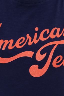 U. S. Polo Assn Женская темно-синяя укороченная футболка с круглым вырезом - U.s. polo assn фото 6