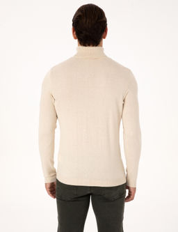 Bej Slim Fit Basic Kazak - Cacharel фото 5