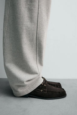 CHAMPION ® X ZARA LEATHER DECK SHOES  фото 3