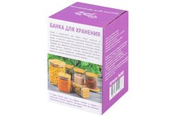 Банка д/хранения 550 мл 10,5*8,5*12,5 см Crystal glass + бамбук.крышка + бамбук.ложка, стекло - Elan gallery фото 5