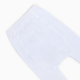 Колготки детские «Мари», Коты аристократы, рост 116-122 см, цвет белый/розовый