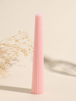 Набор свечей, 3.5х23 см, 2 шт "Башня" пыльная роза 4х9,5х25 см