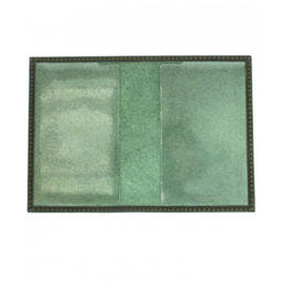 Обложка для паспорта Croco-П-401-1 натуральная кожа зеленый тем пулл-ап (205) 263958 фото 3