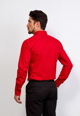 Сорочка мужская длинный рукав GREG 630/139/RED/Z_V  фото 3