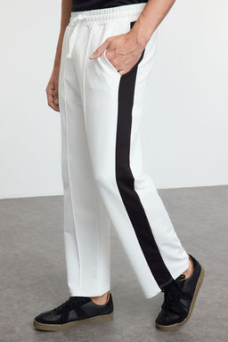 TRENDYOL MAN Siyah Oversize/Genis Kesim Ac?k Paca Renk Bloklu Esofman Alt? TMNAW25EA00006 - Trendyolmilla фото 10