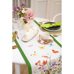 Дорожка на стол Луговые цветы, 40?146 см3 см, 100% хлопок, саржа 190 г/м?