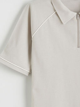 Fermuarl? Polo Yaka Erkek ?ocuk Ti??rt