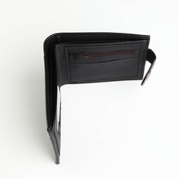 Портмоне мужское на магните, отдел для карт, монет, чёрное