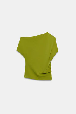 TOP ASIM?TRICO / Verde - Zara фото 6