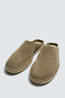 ZUECO PIEL / Gris Topo - Zara фото 5