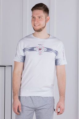 брюки спортивные 
 3.MMT003A-серый-светлый - Iron man фото 2