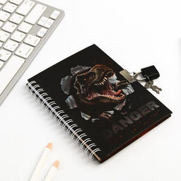 Блокнот на замочке А6, 50 л Danger - Artfox фото 2