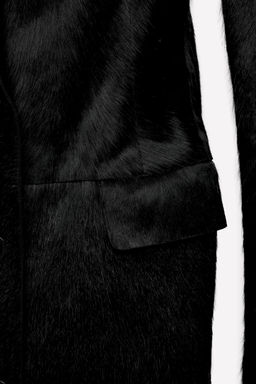FITTED LEATHER COAT WITH SHEEPSKIN BY LUDOVIC DE SAINT SERNIN x ZARA  фото 6