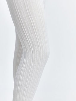 Kendinden Desenli K?z ?ocuk ?nce K?lotlu ?orap 2li