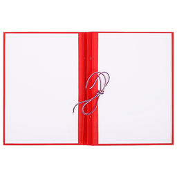 Папка Курсовой проект А4, бумвинил, гребешки/сутаж, без бумаги, красная, (вместимость до 150 листов) - Calligrata фото 3