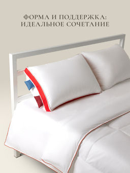 Подушка "COMBI RELAX" с двумя валиками с гречневой лузгой 45х65, ЕС-3134