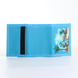 Кошелёк детский на липучке «Выбражулька», голубой