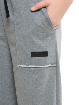 Брюки для девочки с карманами 22-0066 темно-серый меланж - Mini maxi фото 7