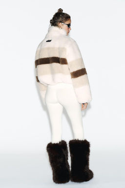 FAUX SHEARLING JACKET HEIQ XREFLEX RECCO® TECHNOLOGY SKI COLLECTION, CHARACTERISTICS - Zara фото 5