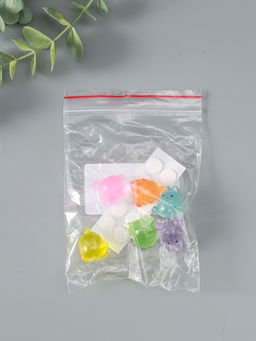 Цена за 2 шт. Набор фигурок из эпоксидной смолы флуоресцентные «Зайчики», 6 шт., 1.7×1.8×2 см